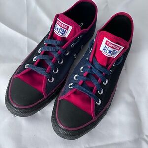 Converse All Star Blue & Red Low Tops  Mens 6.5 / Womens 8.5